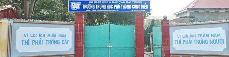 Đánh giá trường THPT Cộng Hiền tỉnh Hải Phòng có tốt không?
