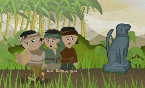 Truyện: Chàng học trò và con chó đá