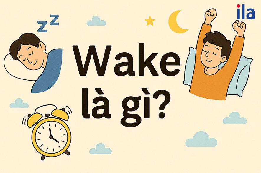 Wake, Woke, Woken khác gì? Quá khứ của Wake hóa ra không khó