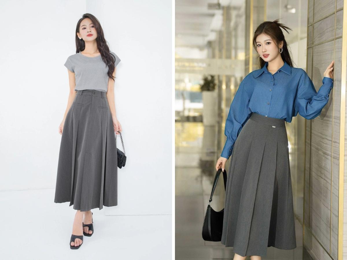 Bật Mí 10 Cách Phối Đồ Với Chân Váy Dài Đi Tiệc Đẹp, Hoàn Hảo