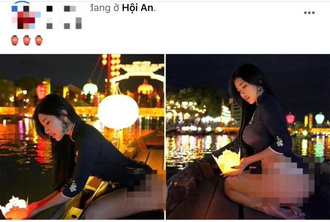 Danh tính bất ngờ của nữ du khách chụp ảnh phản cảm lộ vòng 3 ở Hội An - 1