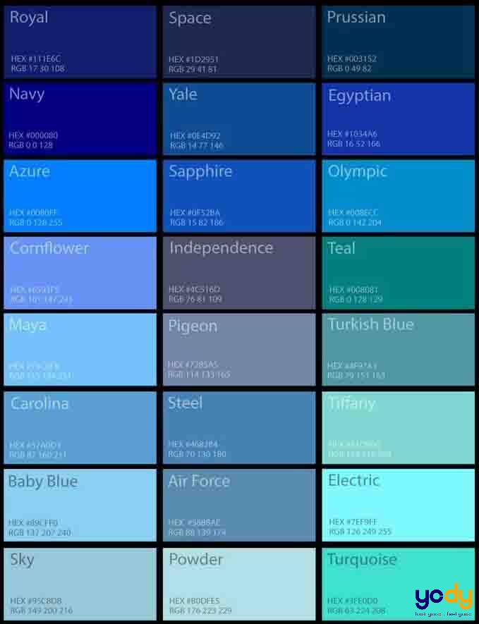 Màu xanh dương đậm là gì? Ý nghĩa đặc trưng trong cuộc sống