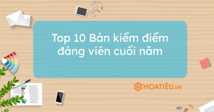 Bản kiểm điểm Đảng viên cuối năm 2025 (cập nhập 11/2025)