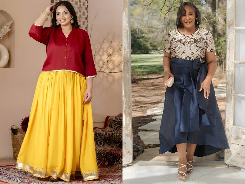 15+ mẹo phối đồ với chân váy dài cho người béo hack dáng cực xinh