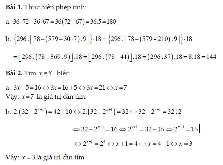 Đề thi học kì 1 Toán 6 Kết nối tri thức - Đề 2
