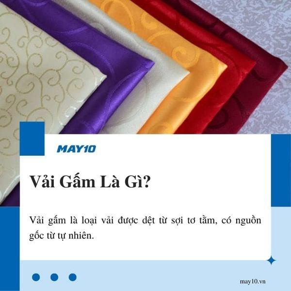 Vải gấm là gì? Đặc điểm, ứng dụng của vải gấm