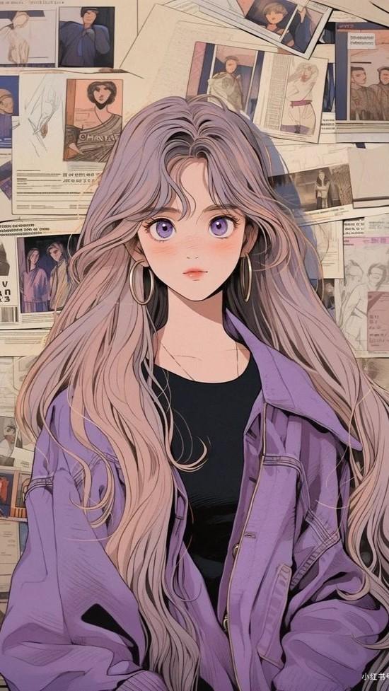 Hình nền màu tím pastel cute cho điện thoại, tỉ lệ 9:16, độ phân giải 4K