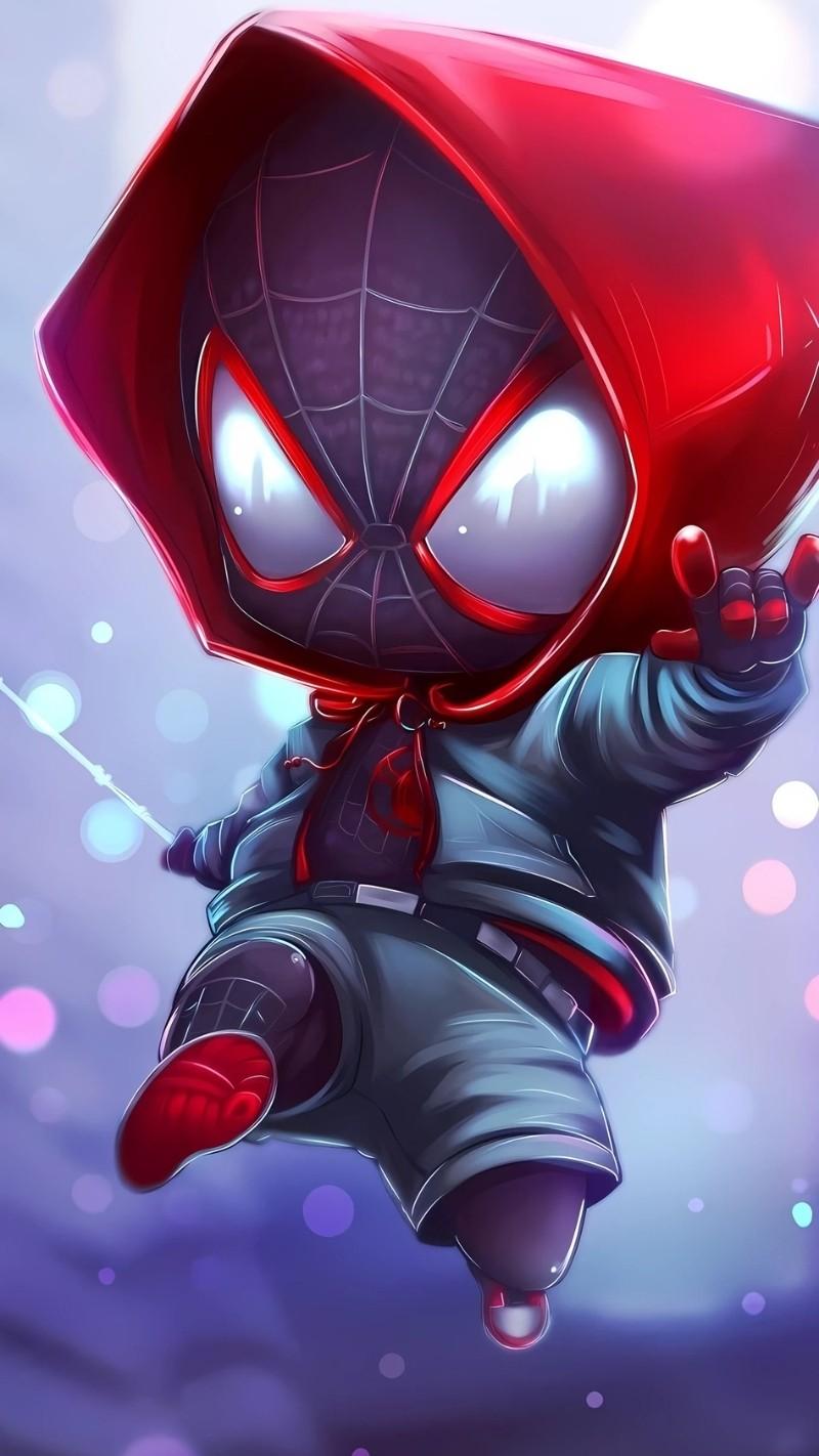 Hình nền người nhện cute cho điện thoại và máy tính