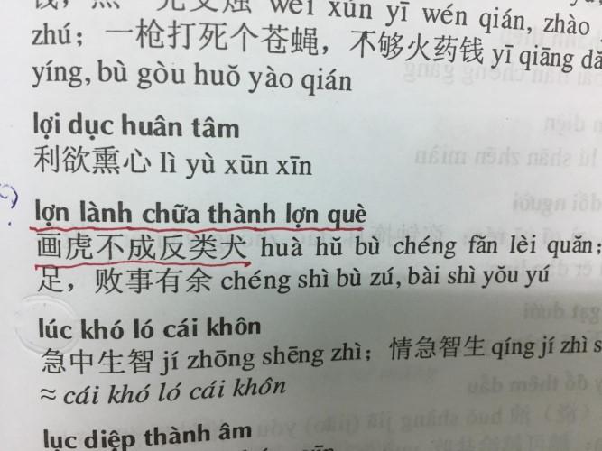 “Từ điển thành ngữ, tục ngữ Việt - Hán” nhiều sai sót ảnh 1