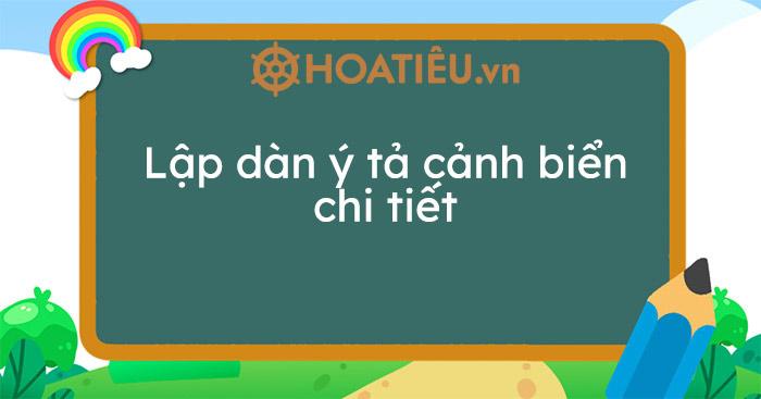 Dàn ý tả bãi biển