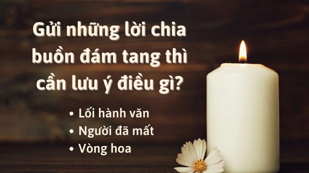 Lời chia buồn đám tang phật giáo