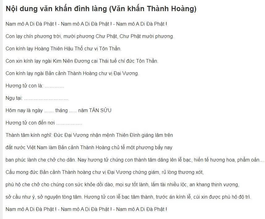 Chùa phúc khánh văn khấn/đình miếu thành hoàng làng