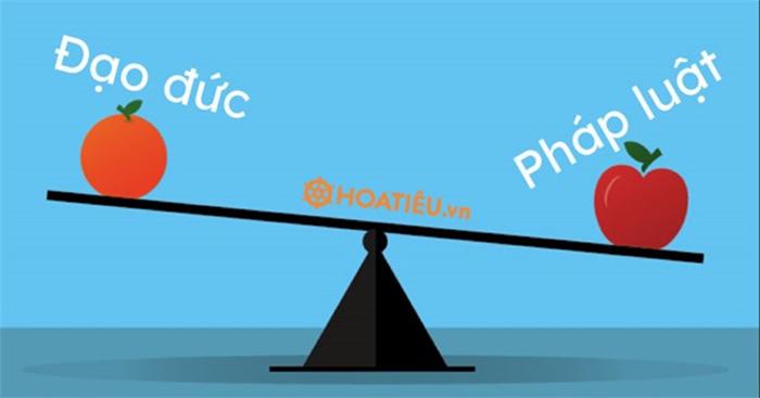 Giữa đạo đức và pháp luật có mối quan hệ gắn bó, khăng khít với nhau.