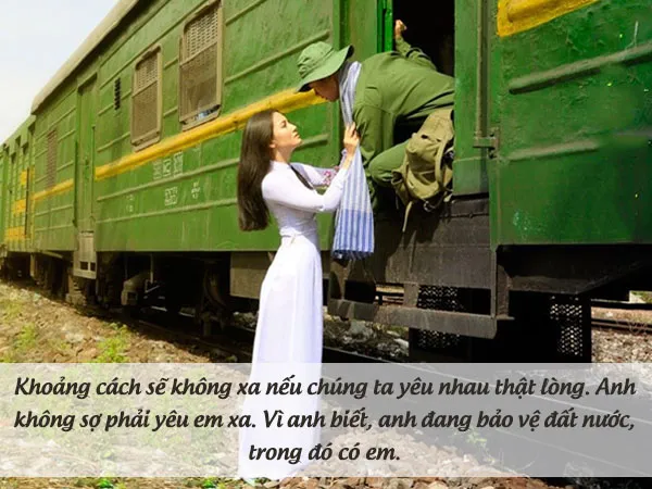 Status người lính xa nhà cô đơn, Câu nói hay về tình yêu của chú bộ đội