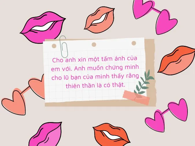 Những mẫu tin nhắn tán gái tình cảm hài hước lãng mạn