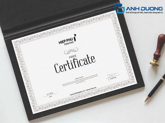 Bảng Báo Giá In Giấy Khen – Bằng Khen