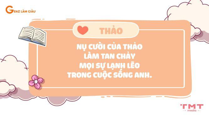 99+ Câu thả thính tên Thảo hay, ấn tượng, độc đáo, hài hước