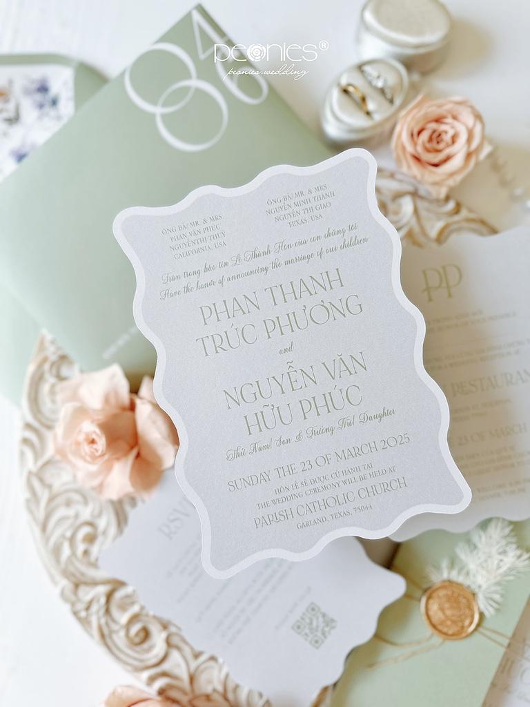 Các loại viền giấy và bí quyết chọn viền giấy cho thiệp cưới