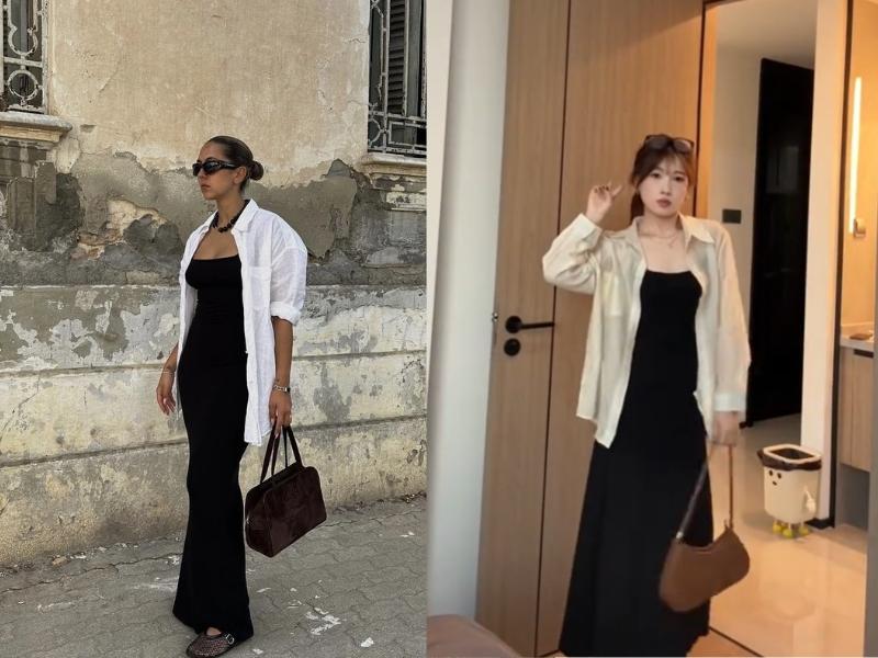 Mách nàng cách phối đồ với váy len body dài sao cho tôn dáng