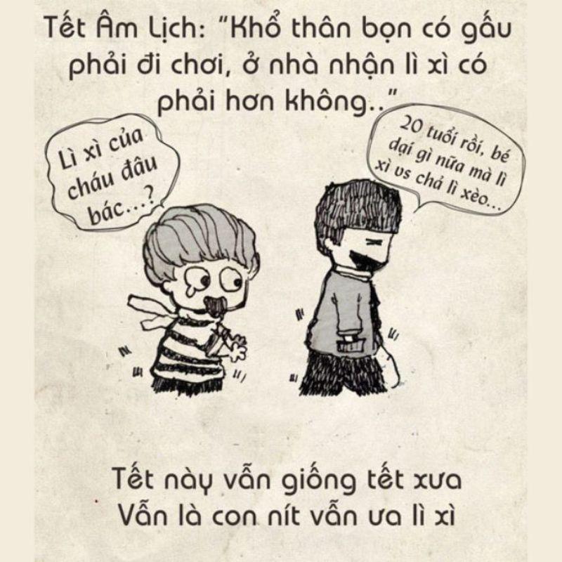 Tổng hợp 399+ meme Tết hài hước, độc đáo để vui cả ngày xuân
