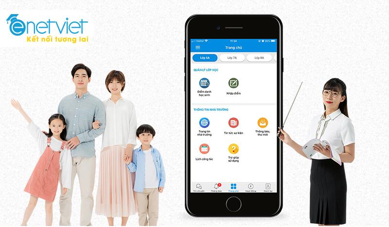 Cách đăng nhập, xem điểm học sinh trên eNetViet đơn giản