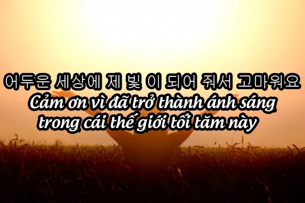 Câu nói tiếng Hàn hay, status cap tiếng Hàn về tình bạn, tình yêu và cuộc sống