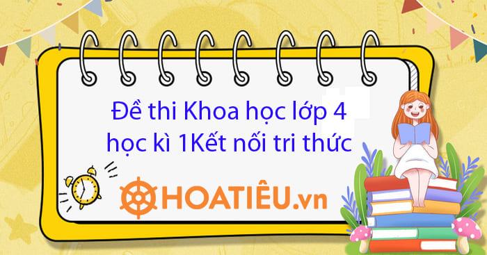 Đề thi Khoa học lớp 4 học kì 1 Kết nối tri thức