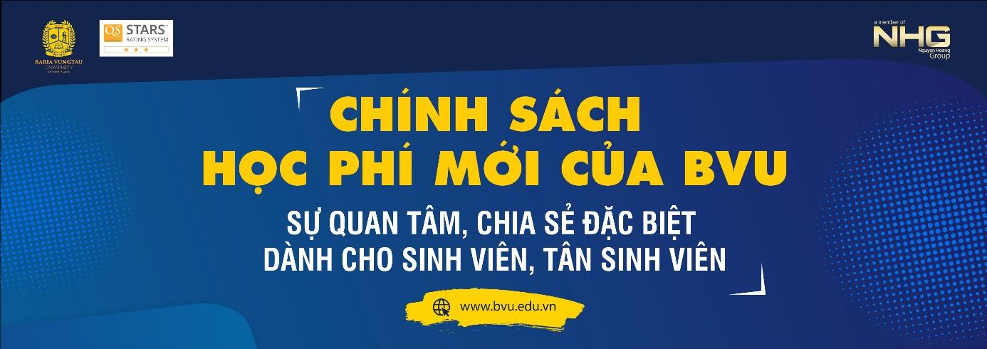 Chính sách học phí mới của BVU - Sự quan tâm đặc biệt dành cho sinh viên