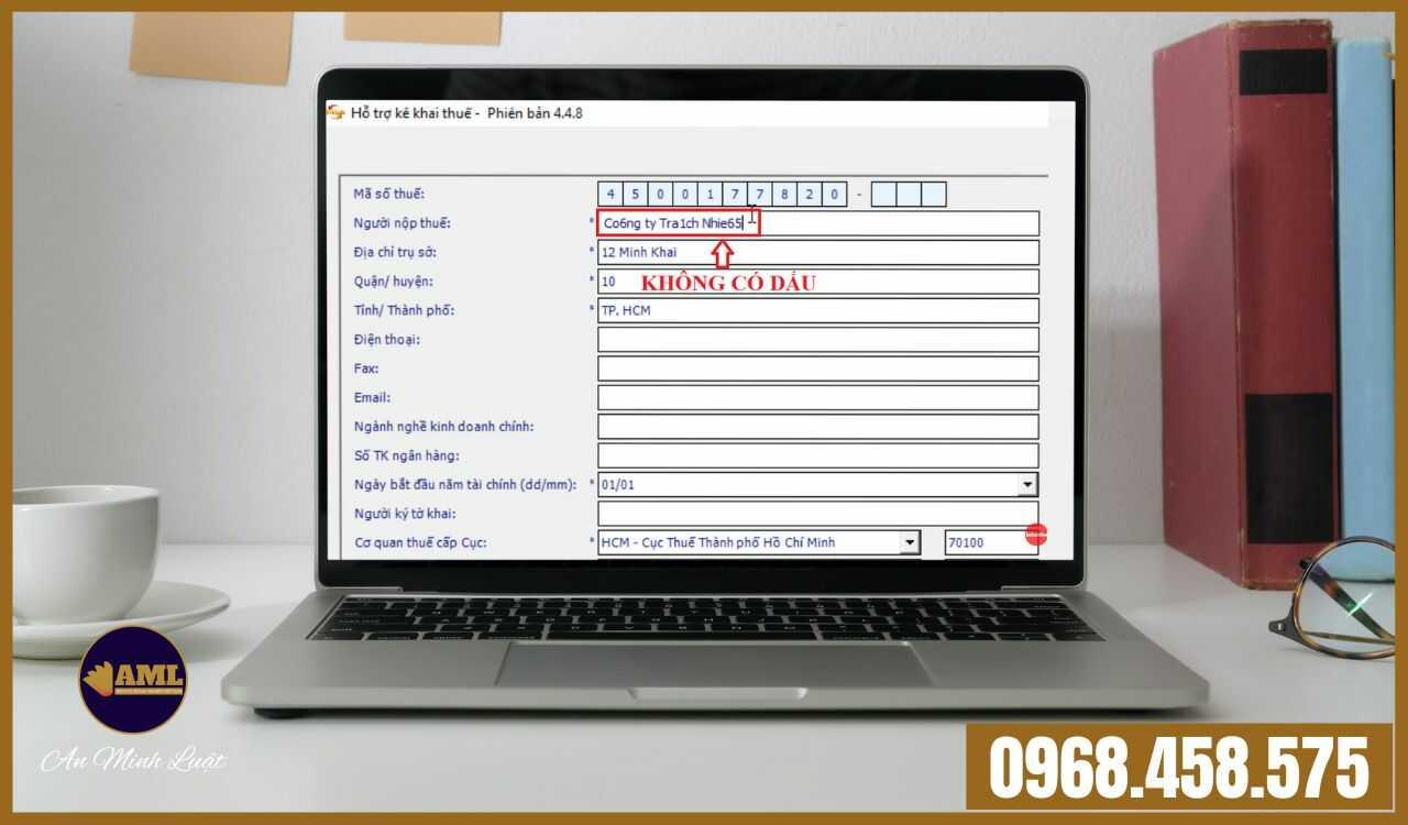 Sửa lỗi không gõ được Tiếng Việt có dấu trong HTKK siêu dễ