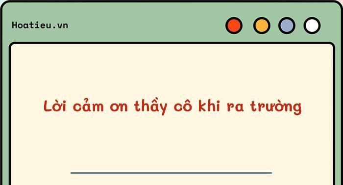Lời cảm ơn thầy cô khi ra trường 2025 sâu sắc, ý nghĩa