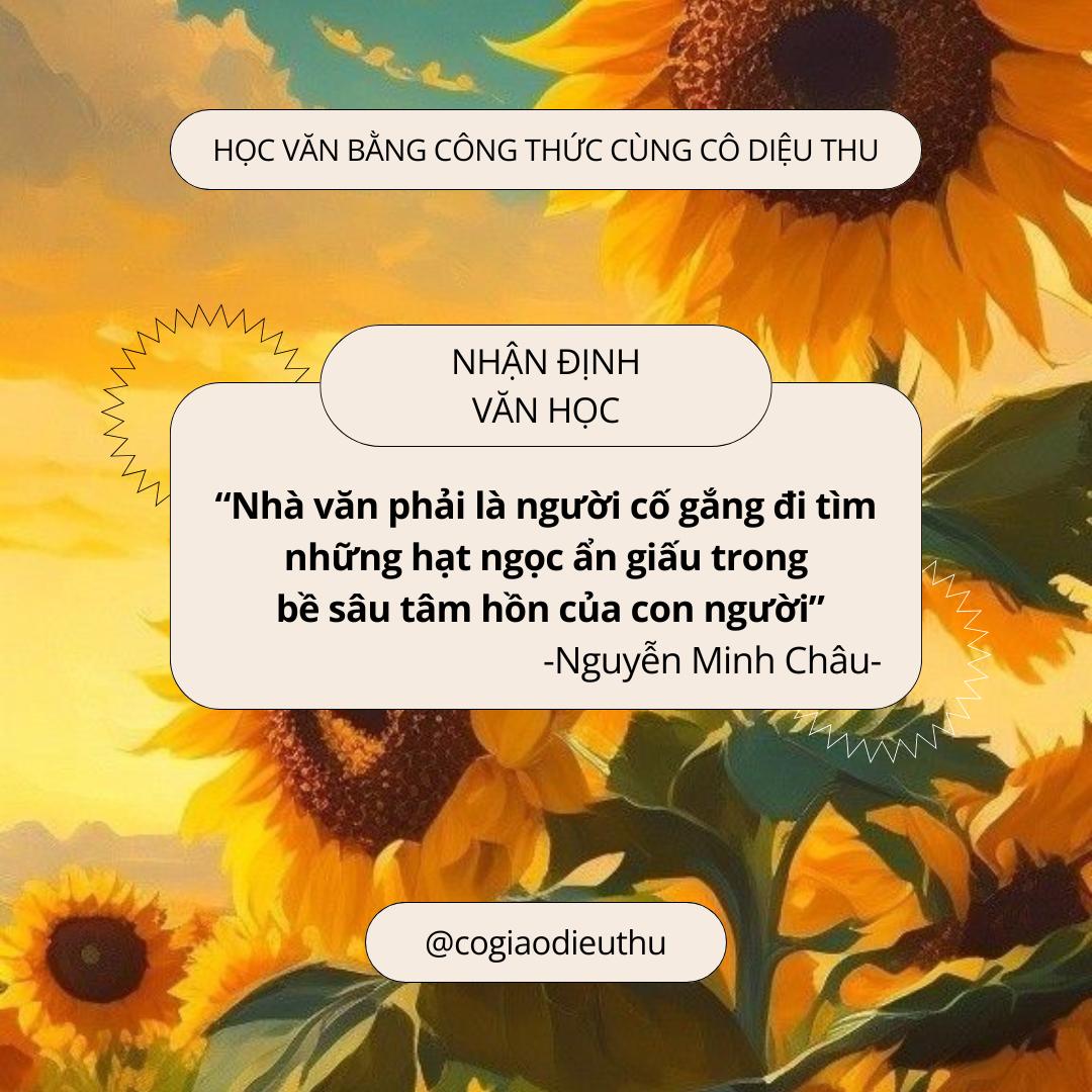 NHÀ VĂN PHẢI LÀ NGƯỜI CỐ GẮNG ĐI TÌM NHỮNG HẠT NGỌC ẨN GIẤU TRONG BỀ SÂU TÂM HỒN CON NGƯỜI