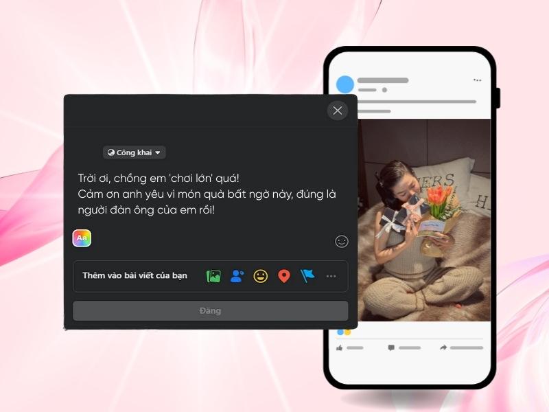 50+ STT khoe quà 20/10 hay, hài hước & ý nghĩa nhất