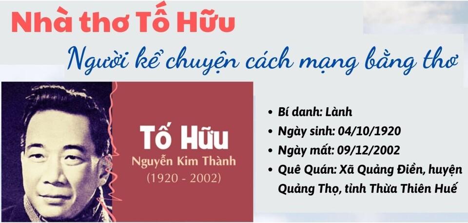 Giới thiệu về tác giả Tố Hữu