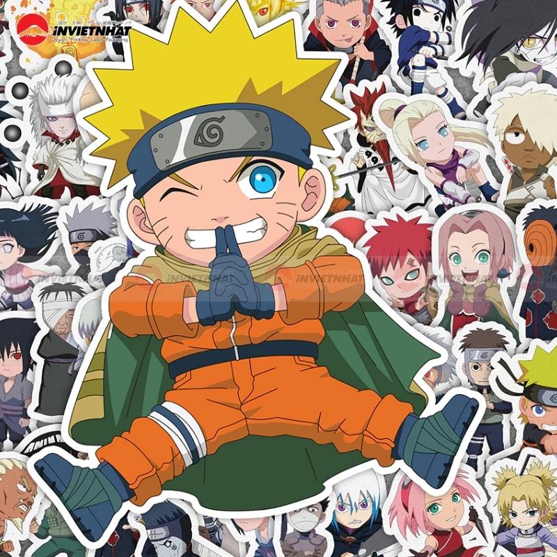 125+ Mẫu sticker, hình dán các nhân vật Naruto đẹp | Tải file PNG FREE
