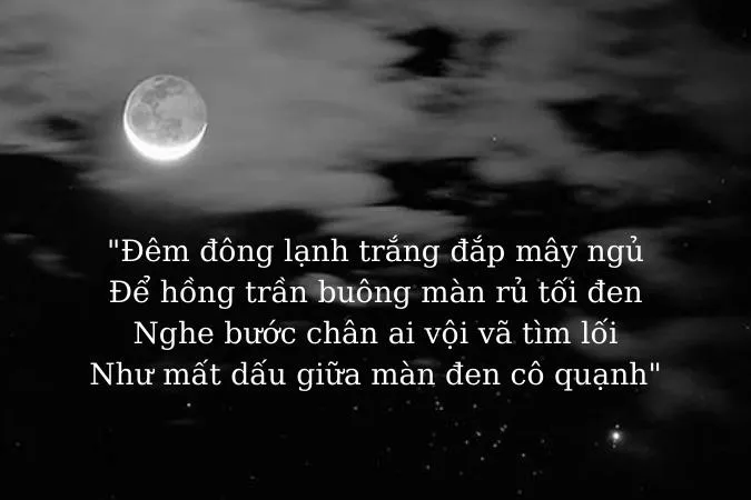 21 bài thơ về đêm khuya hay, những câu thơ về đêm buồn ý nghĩa