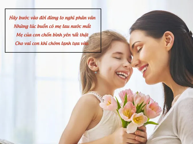 18 bài thơ về mẹ và con gái ngắn gọn hài hước và ý nghĩa