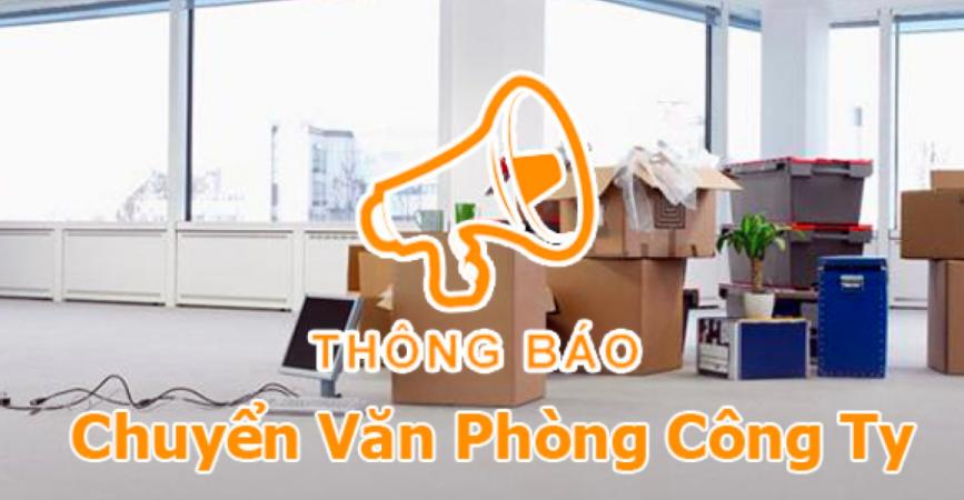 Mẫu thông báo chuyển văn phòng làm việc đầy đủ chi tiết nhất