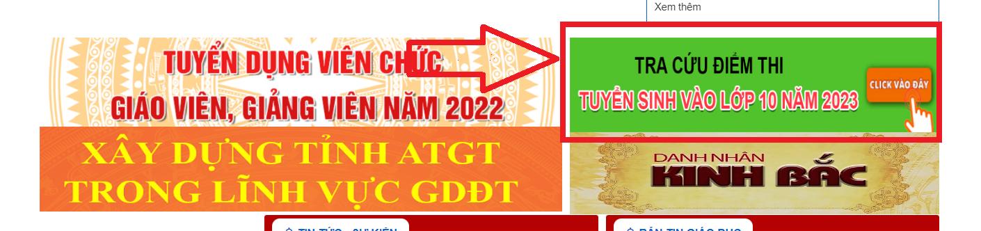 Hướng dẫn tra cứu điểm thi lớp 10 năm 2023 Bắc Ninh
