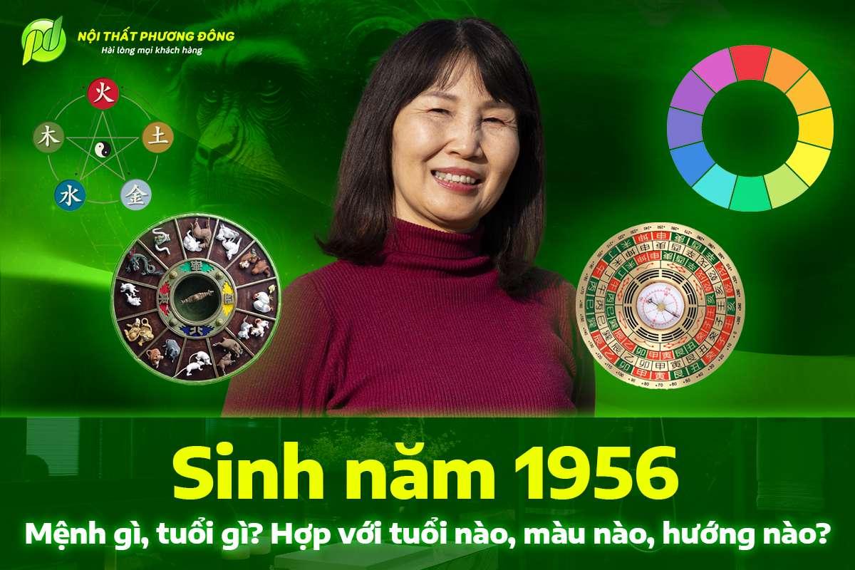 Sinh năm 1956 mệnh gì, tuổi gì? Hợp với tuổi nào, màu nào, hướng nào?
