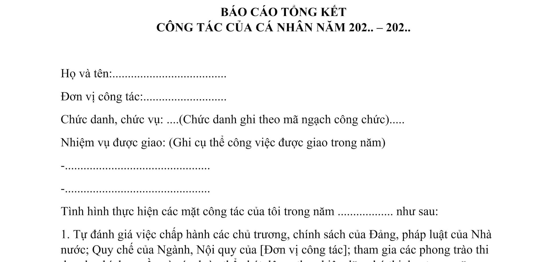 Tổng hợp link tải 5 mẫu báo cáo tổng kết cuối năm phổ biến nhất 2025