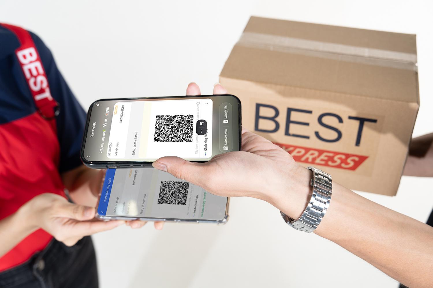 BEST Express triển khai thanh toán qua mã QR Đa Năng Zalopay cho đơn hàng COD
