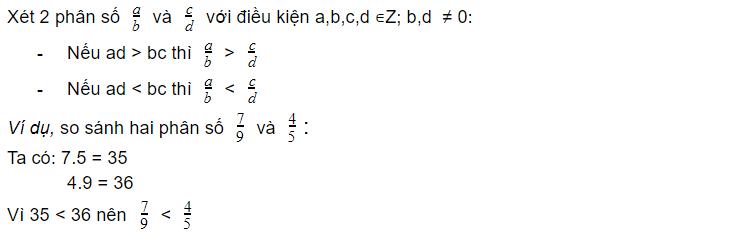 4 cách giải quyết dạng bài so sánh hai phân số – Toán lớp 6