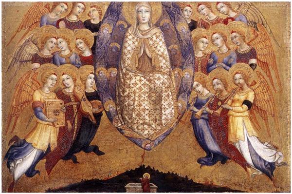 "Đức Mẹ hồn xác lên trời" trong hội họa