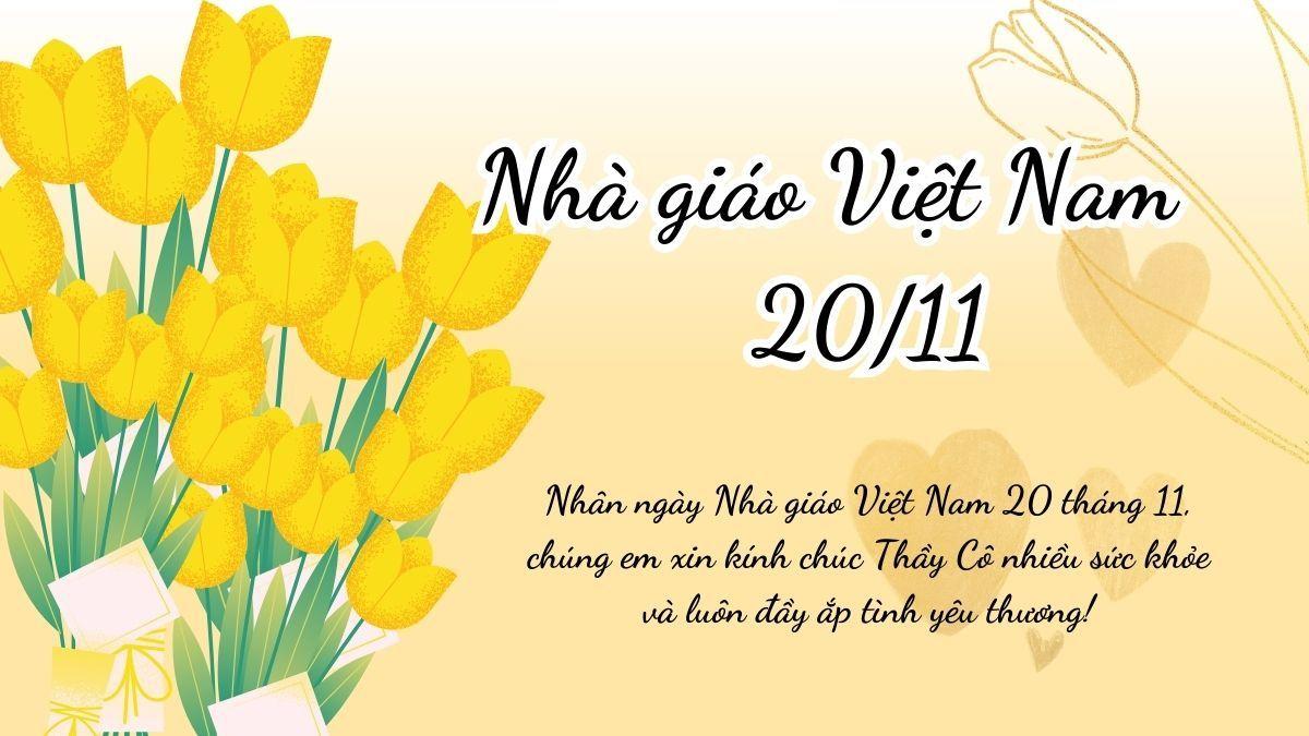 Lời ngỏ báo tường 20/11 ngắn gọn và hay nhất