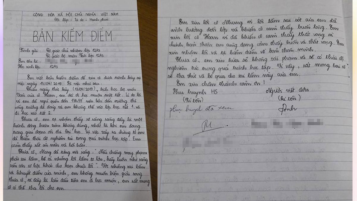 Cách viết bản kiểm điểm cấp 2 cho học sinh, mẫu 2026