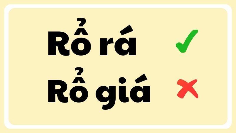 Rổ giá hay rổ rá đúng chính tả?