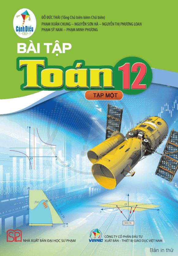 Sách bài tập Toán 12 (tập 1) (Cánh Diều)