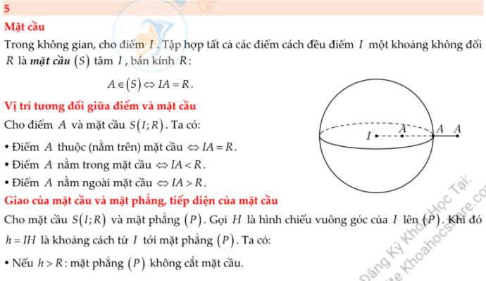 Ebook Sổ Tay Kiến Thức Toán Học 12 PDF – Khoahocshare