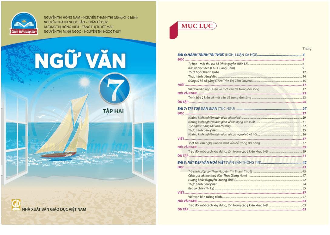 Gợi ý viết tiêu đề soạn văn 7 ấn tượng