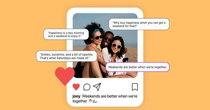 Những stt, cap thú vị về ngày cuối tuần bằng tiếng Anh cho Instagram